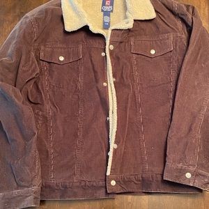 Men’s brown corduroy jacket